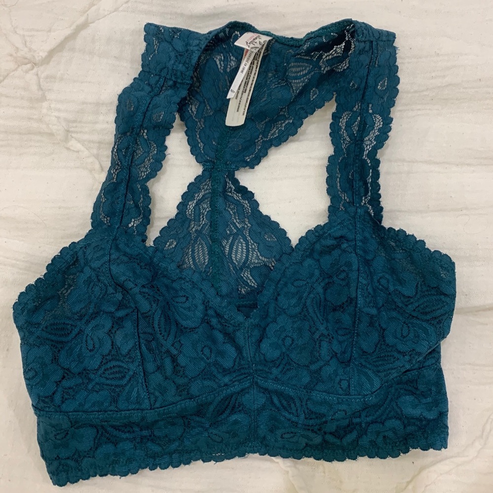 Free People Lace Racerback Bralette